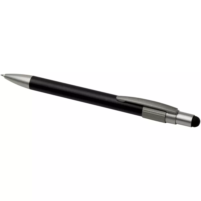 Rill długopis z certyfikatem RCS z recyklingu z rysikiem i fidget spinnerem (czarny tusz) - Czarny (10644790)