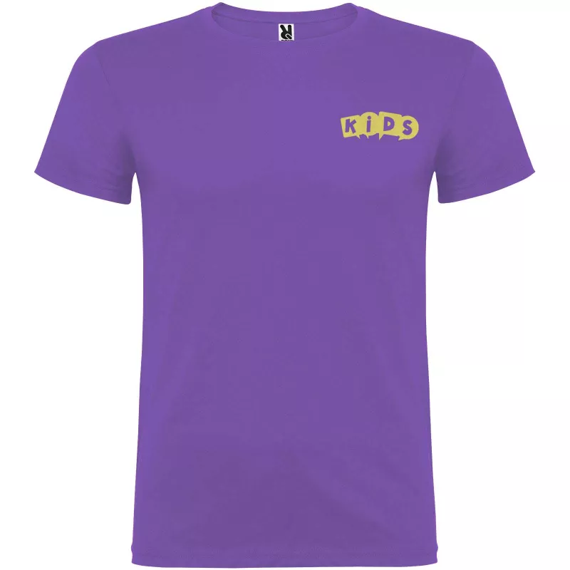 Beagle koszulka dziecięca z krótkim rękawem - Irlandzki fiolet (K6554-IRISPURP)