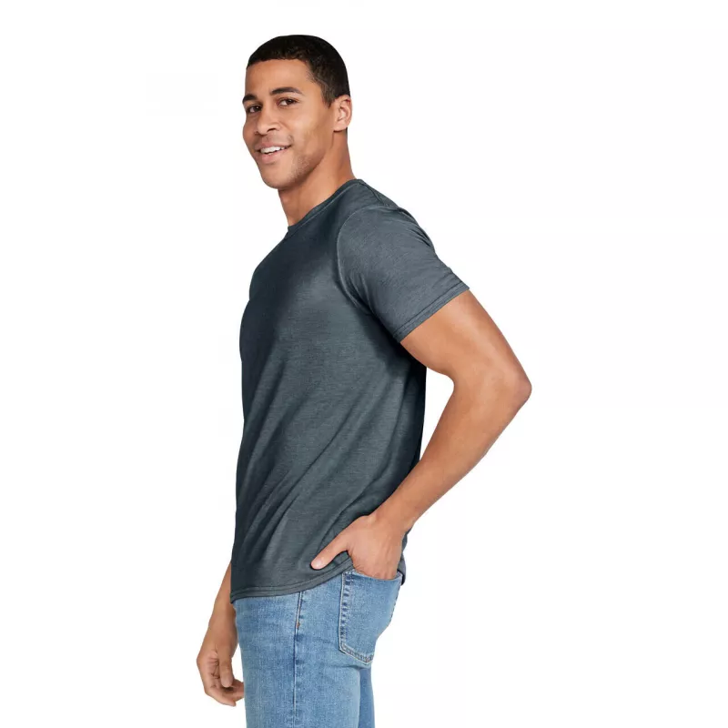 Koszulka reklamowa Gildan SoftStyle™ 64000 bawełna 150 gm² DARK HEATHER