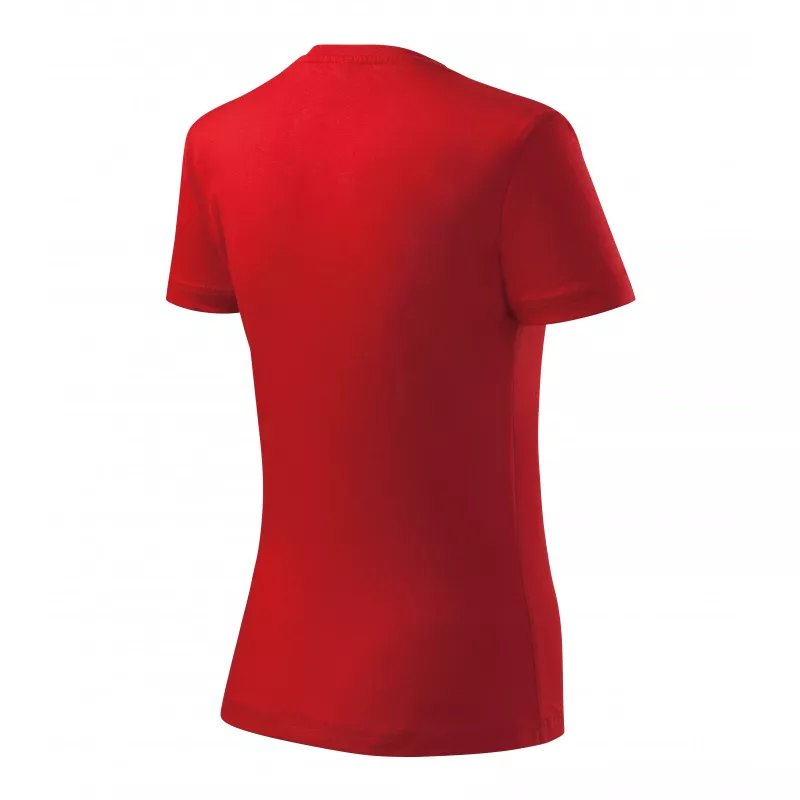 Damska koszulka bawełniana 145 g/m² MALFINI CLASSIC NEW 133 - Czerwony (ADLER133-CZERWONY)