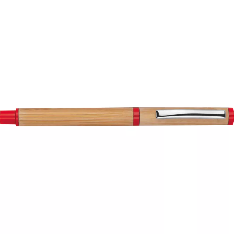 Zestaw piśmienniczy bambusowy - czerwony (1255805)