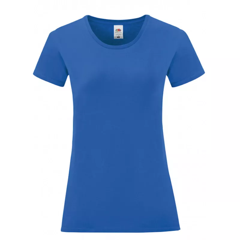Damska koszulka reklamowa Fruit of the Loom LADIES ICONIC 150 T - royal blue (61432-ROYAL BLUE)