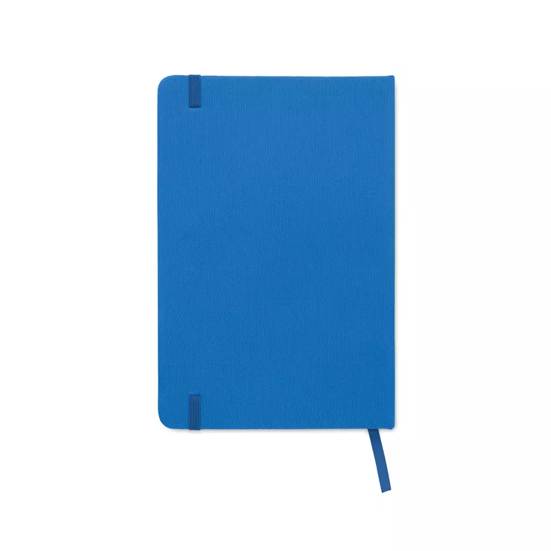 Notes A5 w okładce z RPET 80 kartek w linię NOTE RPET - Niebieski (MO9966-37)