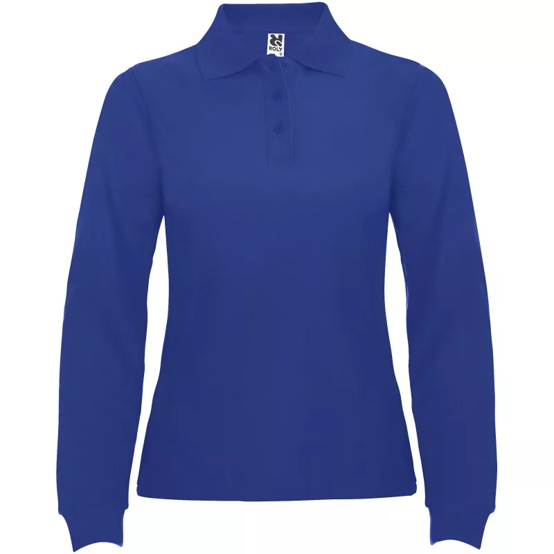 Estrella koszulka damska polo z długim rękawem - Błękit królewski (R6636-ROYAL)