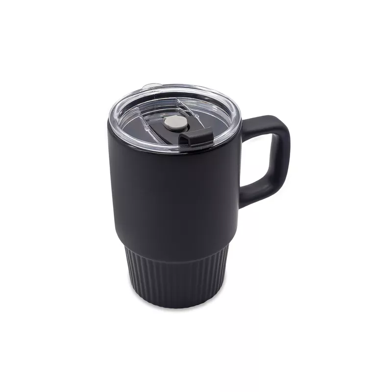 Kubek ceramiczny Azzurro 440 ml - czarny (R85323.02)