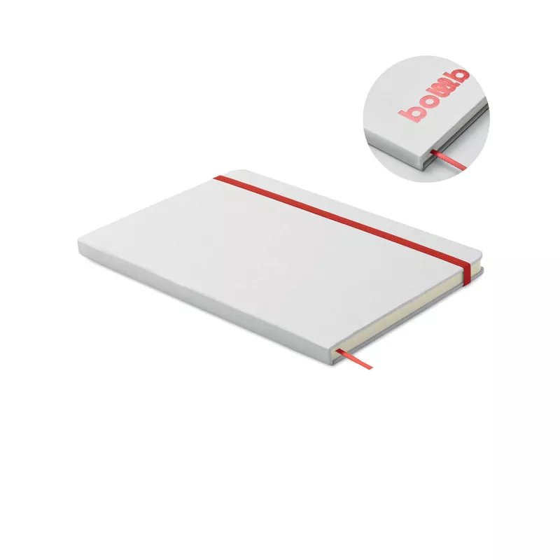 Notes A5 80 kartek w linię ROUTE WHITE - Czerwony (MO2578-05)