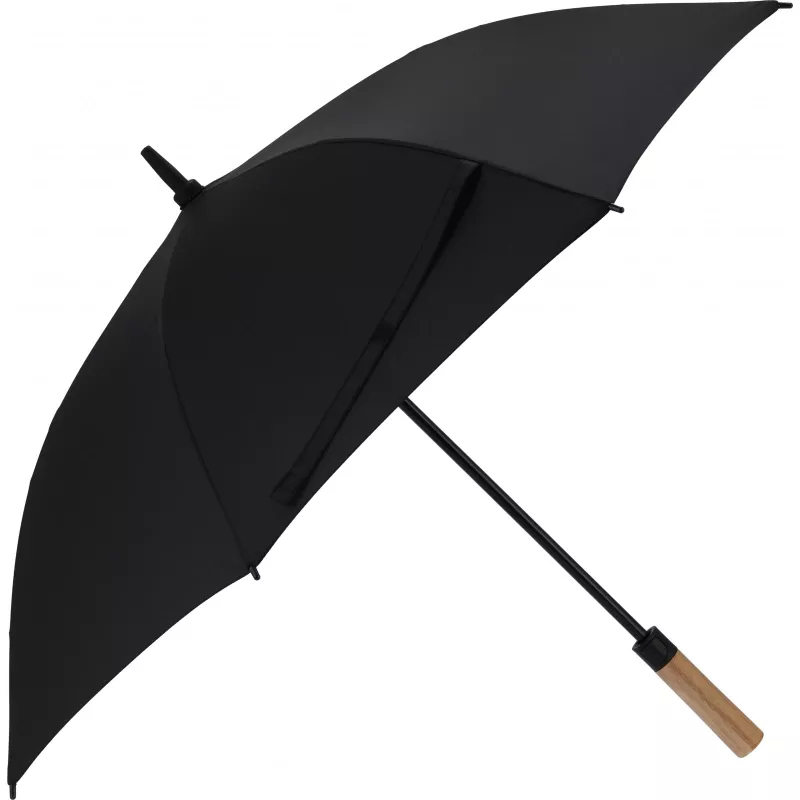 Parasol automatyczny rPET Ø108 cm SAINT BARTH MoLu - czarny (398603)
