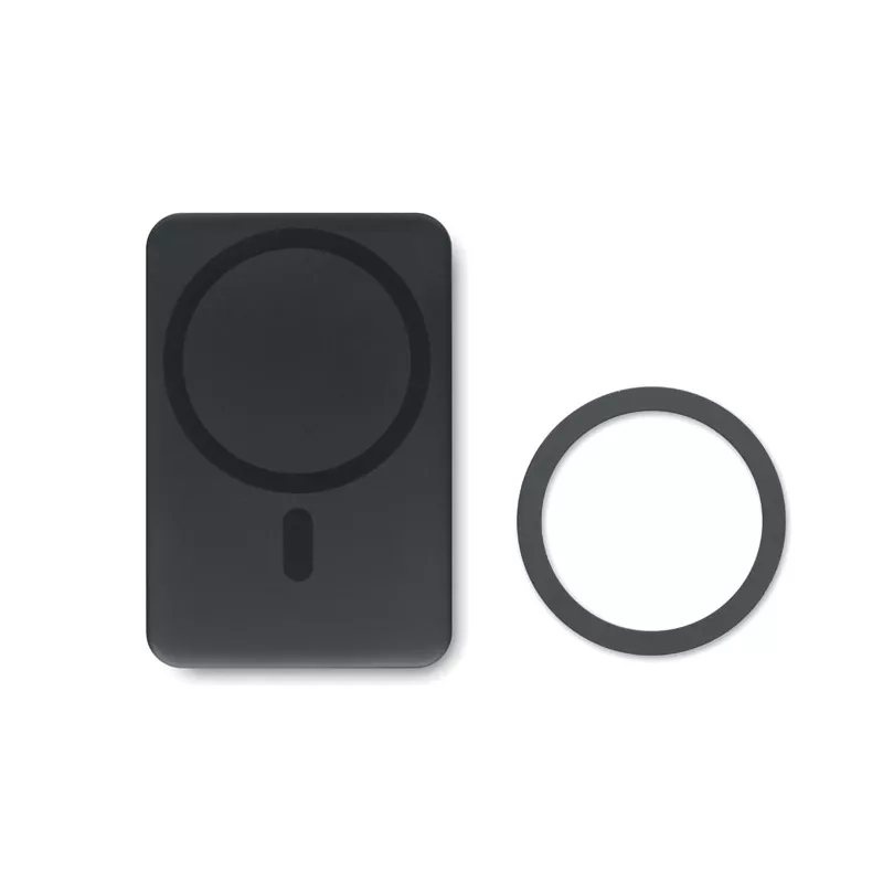 Powerbank magnetyczny 5000 mAh 15W DOUBLETIC - Czarny (MO6874-03)