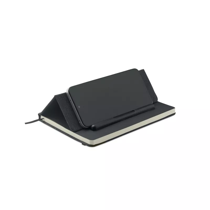 Notes A5 z długopisem 96 kartek w linię RINBOOK - Czarny (MO2687-03)