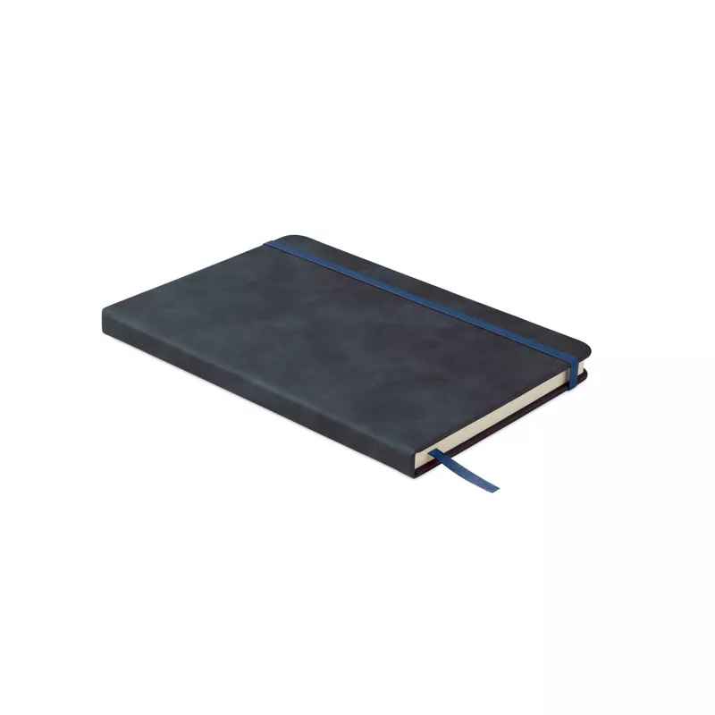 Notes A5 w twardej okładce z PU 80 kartek w linię TINT - Niebieski (MO2664-04)