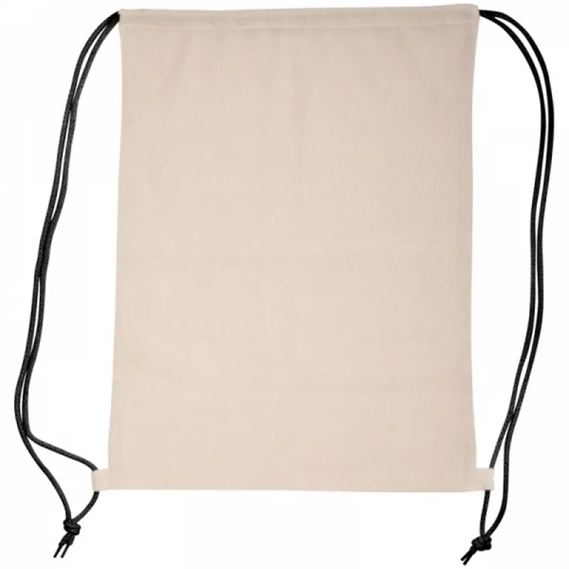 Worek sportowy bawełniany 140 g/m2 LONDONDERRY - czarny (092003)