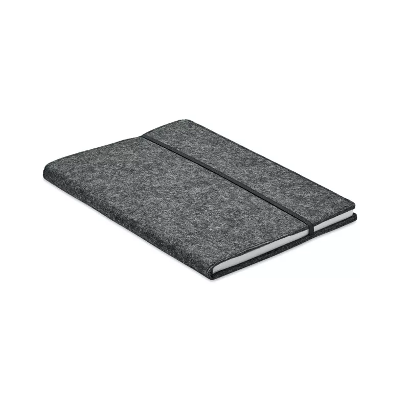 Notes A5 w okładce z filcu 80 kartek w linię FELTBOOK - Kamienny Szary (MO2093-15)