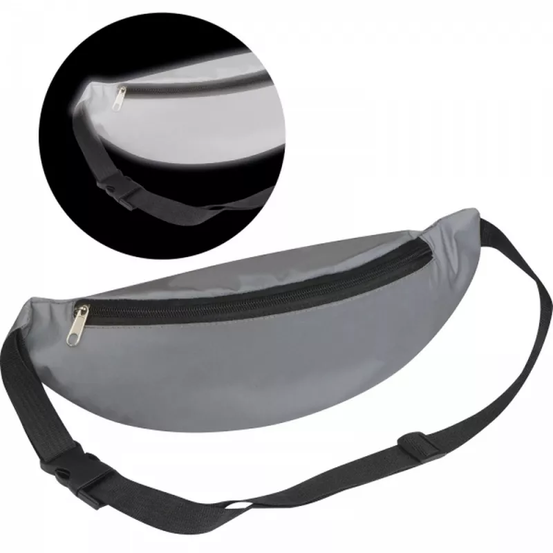 Saszetka odblaskowa MAGDALENA - szary (6235007)