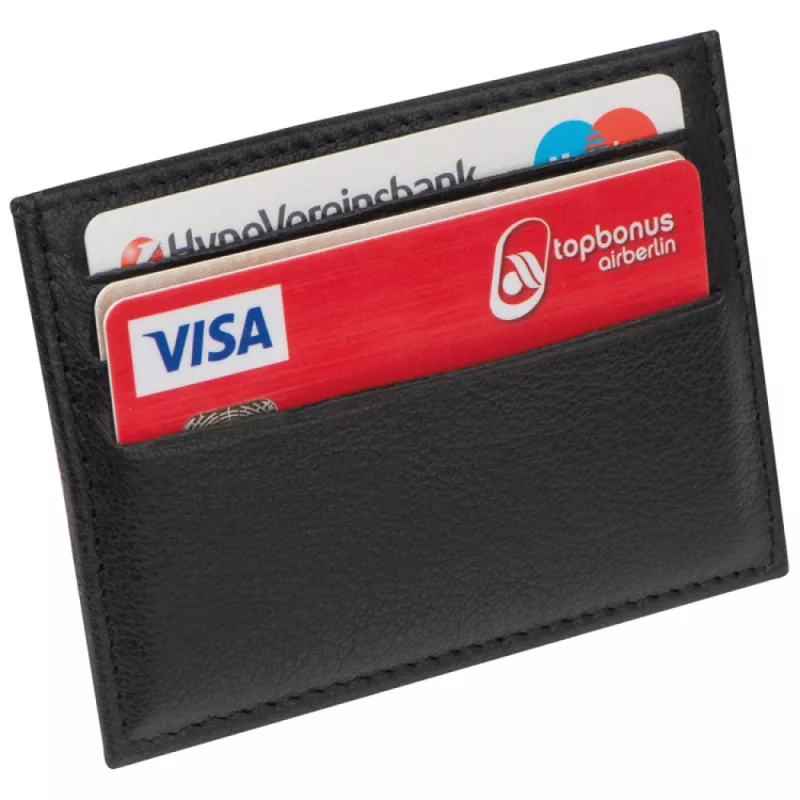 Etui na karty z ochroną RFID - czarny (9118603)