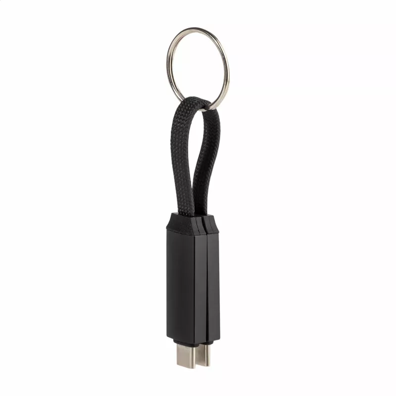 Keycab přívěsek na klíče 60W kabel USB-C - czarny (AP864151-10)