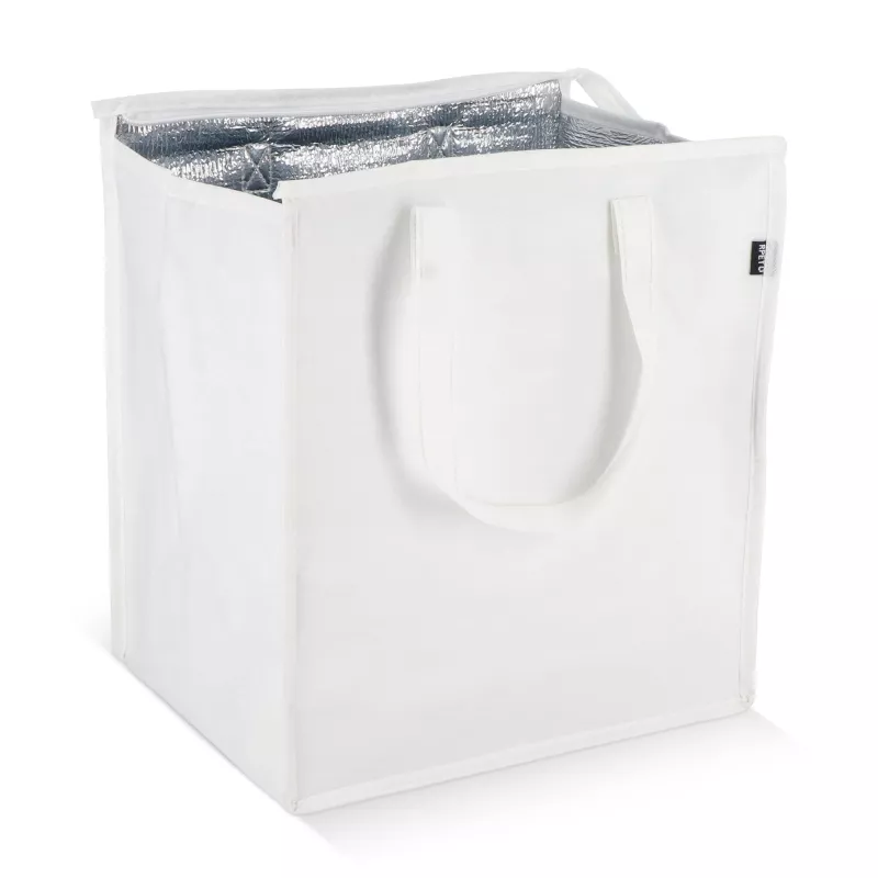 R-PET Torba chłodząca z włókniny 33 x 25,5 x 37 cm 75 g/m² - biały (LT95391-N0001)