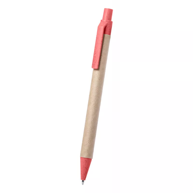 Desok długopis z papieru z recyklingu - czerwony (AP721868-05)