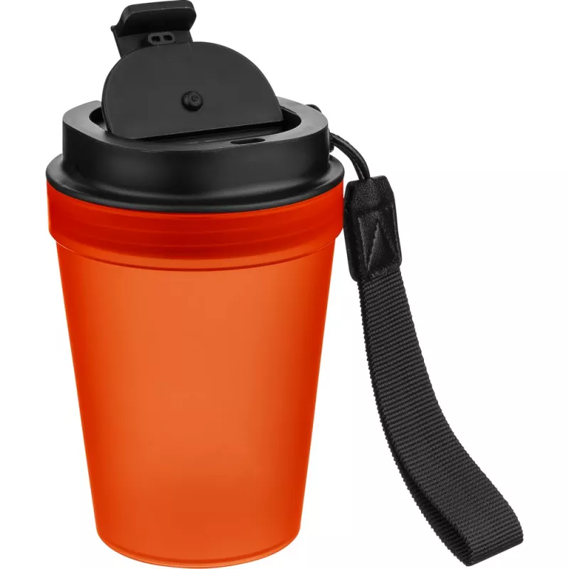 Kubek podróżny 350 ml - pomarańczowy (VB287-07)