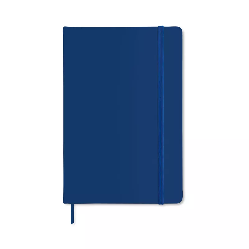 Notes A6 w okładce z PU 96 kartek w linię NOTELUX - Niebieski (MO1800-04)