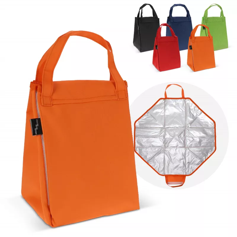 Składana torba chłodząca i mata piknikowa - pomarańczowy (LT91532-N0026)