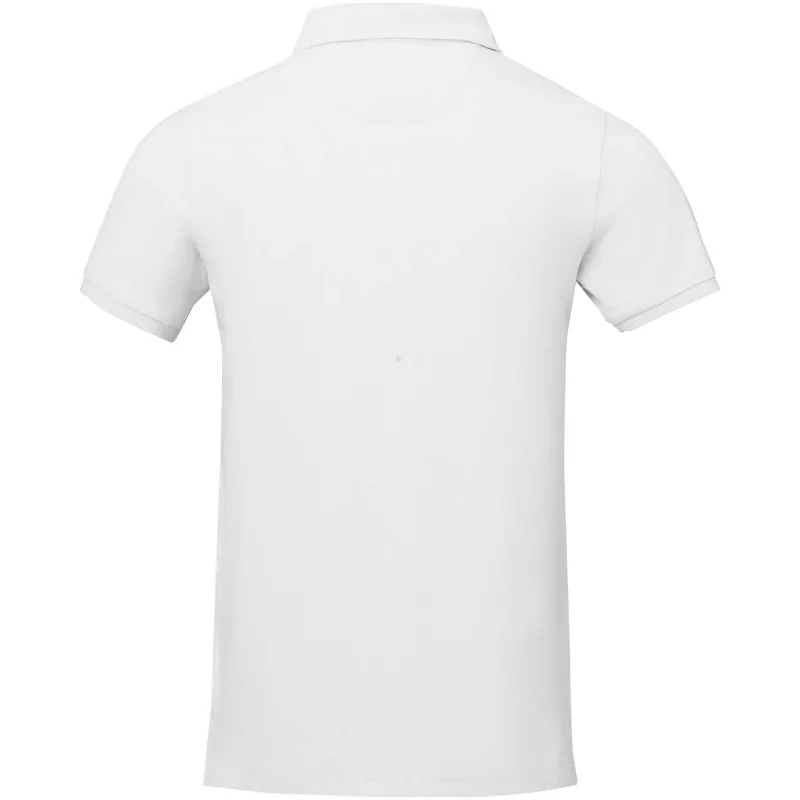 Męskie polo Calgary z krótkim rękawem - Biały (38080-WHITE)