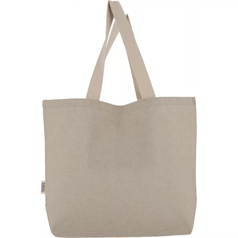 Torba bawełniana z recyklingu 200 g/m2 PILAR - beżowy (521613)