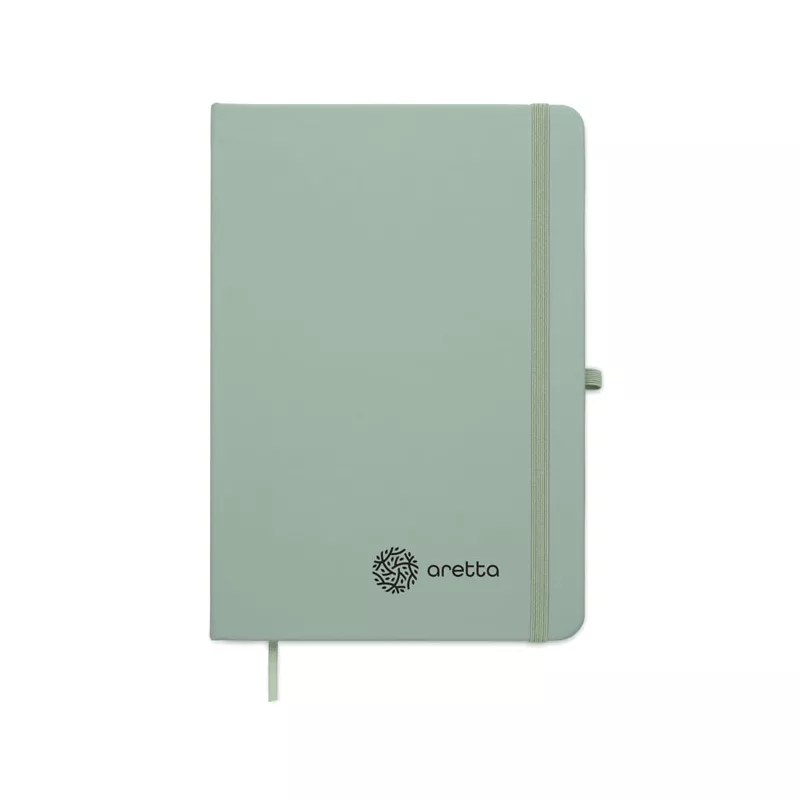 Notes A5 w okładce z PU 96 kartek w linię ARCOLOOP - Miętowy Zielony (MO3124-77)