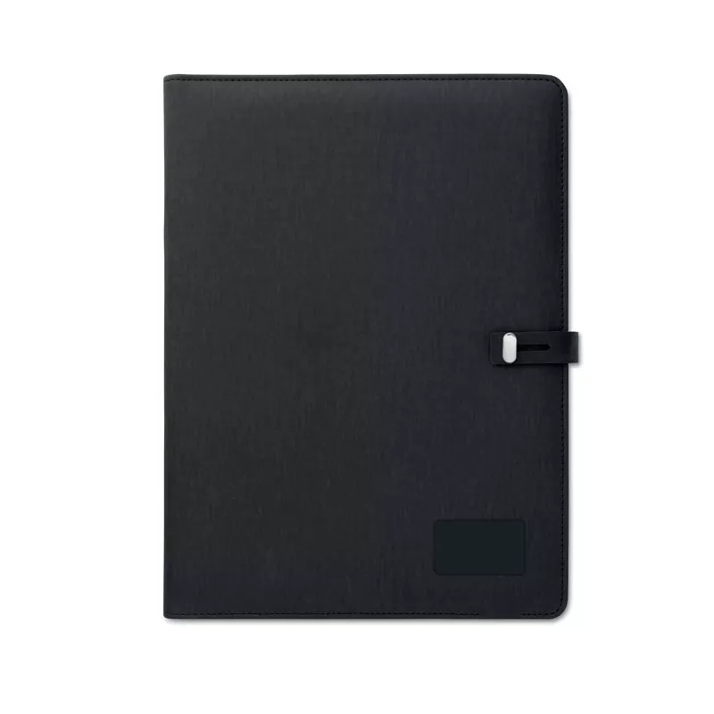 Teczka A4 z powerbankiem 4000 mAh SMARTFOLDER - Czarny (MO9401-03)