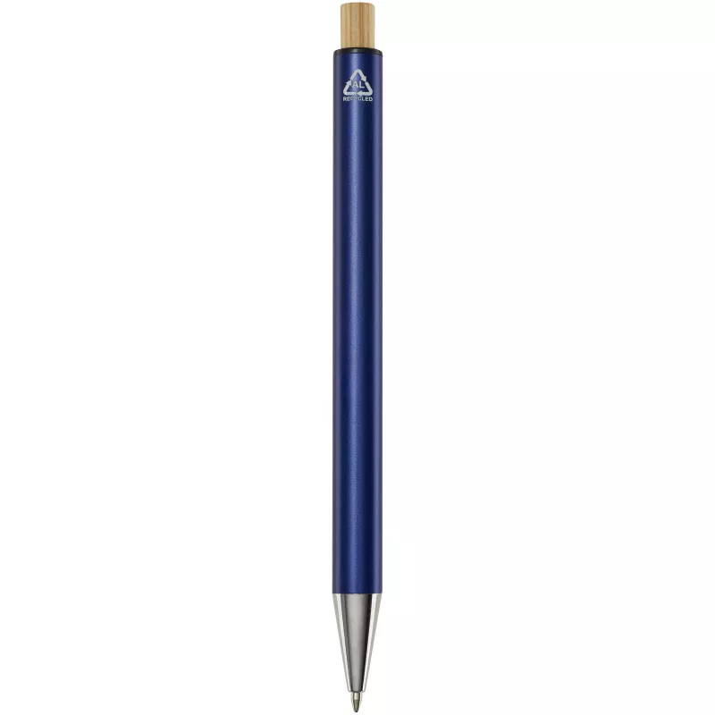 Cyrus długopis z aluminium z recyklingu - Granatowy (10787555)