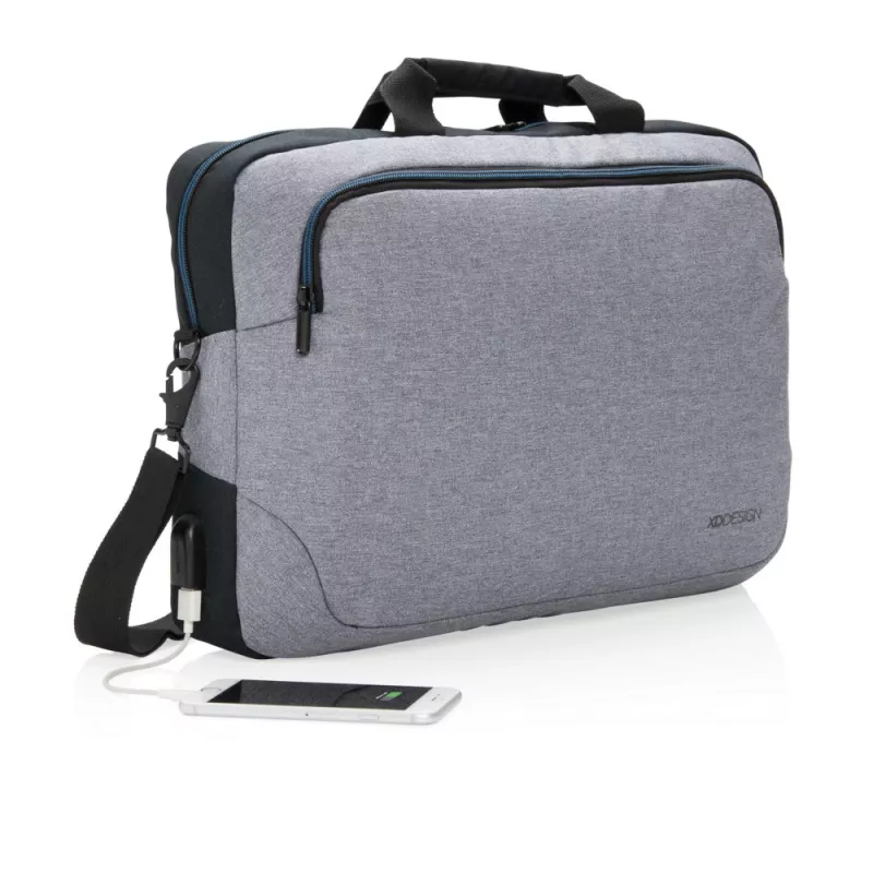 Torba na laptopa 15" Arata - szary, czarny (P762.182)