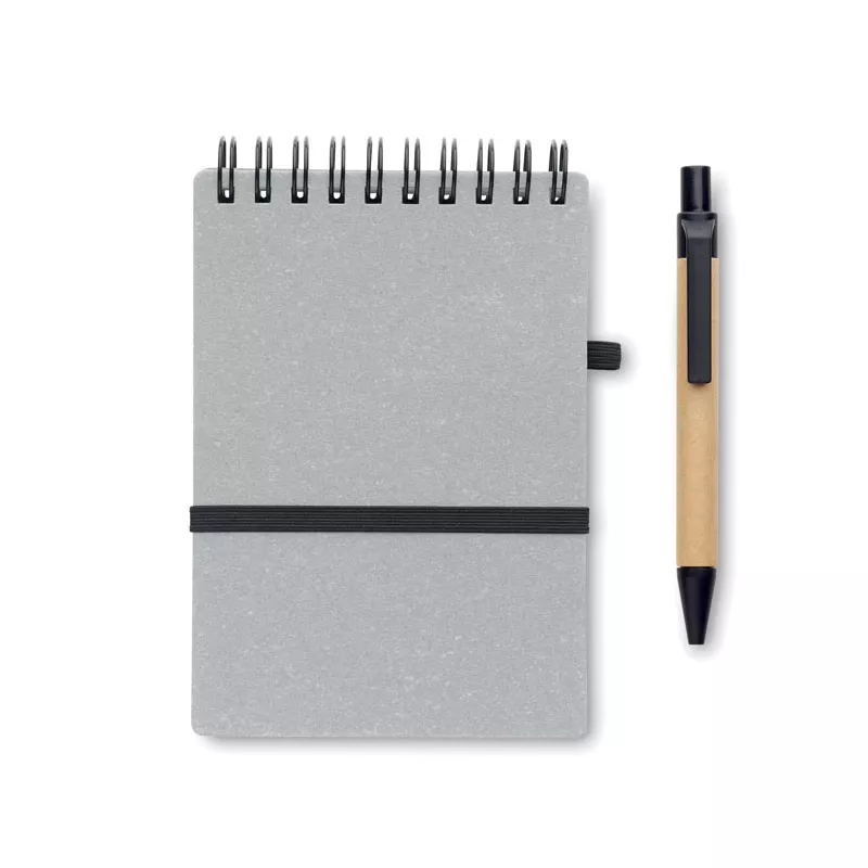 Notes z długopisem 70 kartek w linię NOTIE - Szary (MO2481-07)