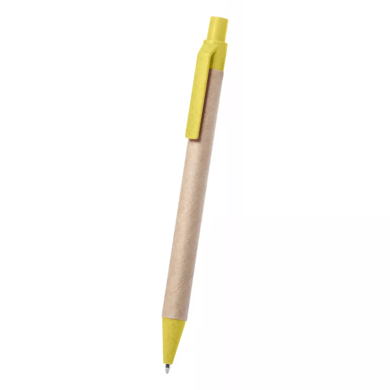 Desok długopis z papieru z recyklingu - żółty (AP721868-02)