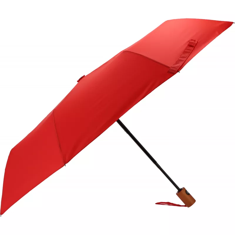 Parasol automatyczny Ø100 cm rPET IPSWICH - czerwony (322305)
