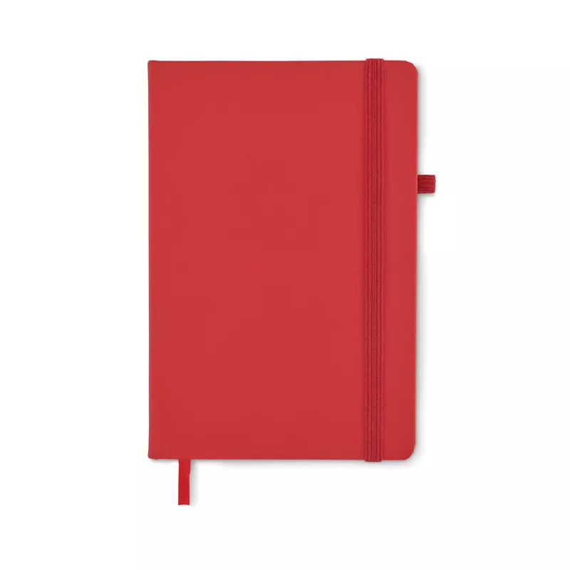Notes A5 z recyklingu 96 kartek w linię ARPU - Czerwony (MO6835-05)