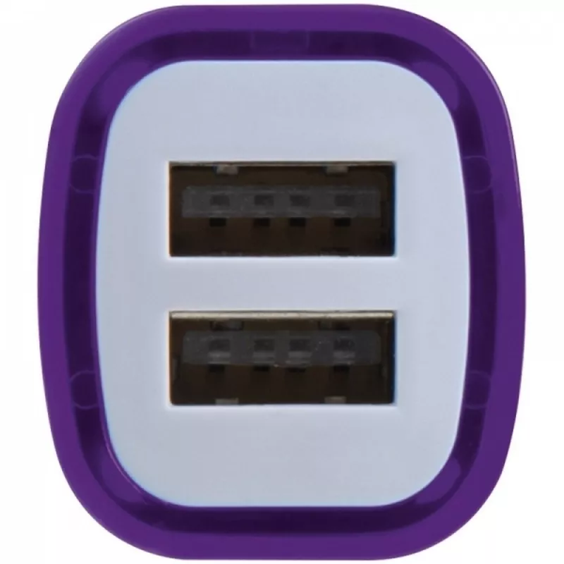 Ładowarka samochodowa USB FRUIT - fioletowy (092812)