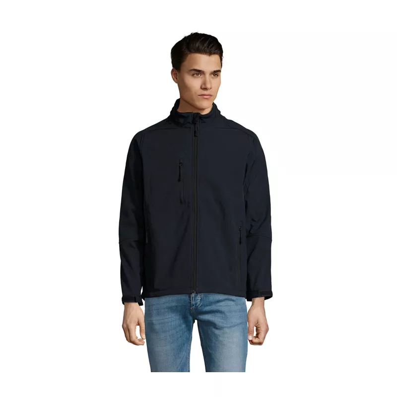 Softshell męski 3-warstwowy 340 g/m² Sol's RELAX - Abyss Blue (S46600-AB)