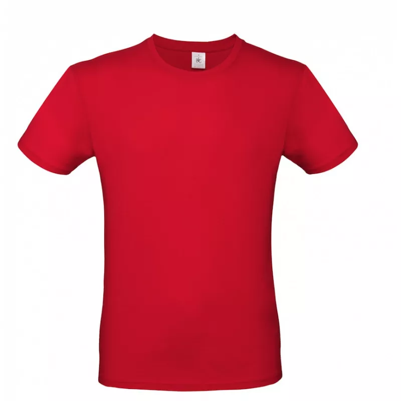 Koszulka reklamowa 145 g/m² B&C #E150 - Red (004) (TU01T/E150-RED)