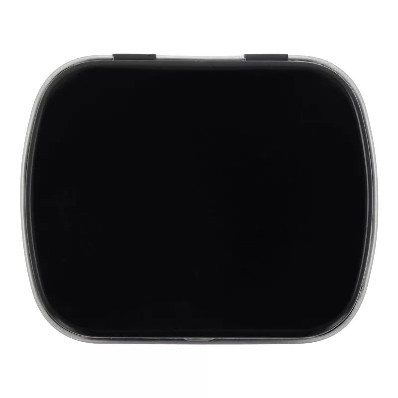 Mini blaszane pudełko miętowe - czarny (LT91791-N0002)