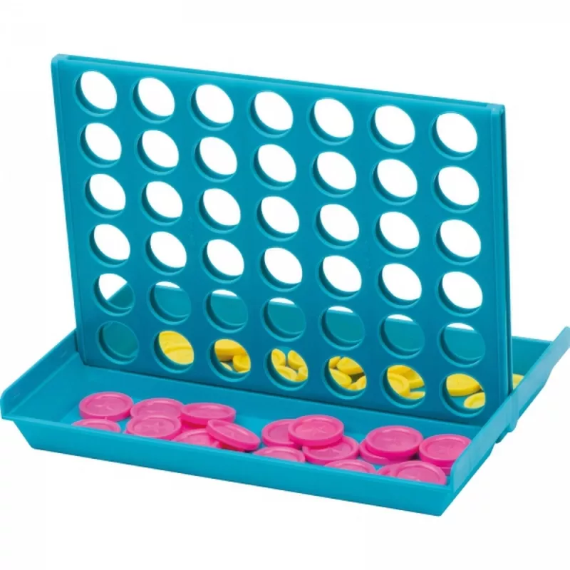 Gra 4 in a row TIMO - turkusowy (5229214)