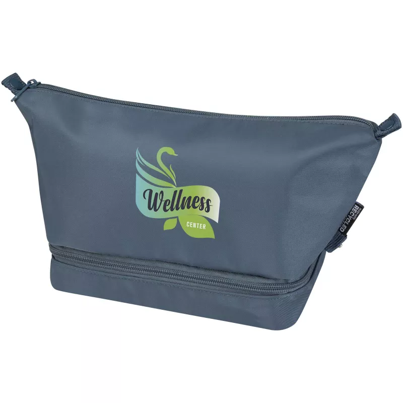 Trip Aware™, kosmetyczka podróżna wykonana z materiałów z recyklingu, 6 l - Hale Blue (12076655)
