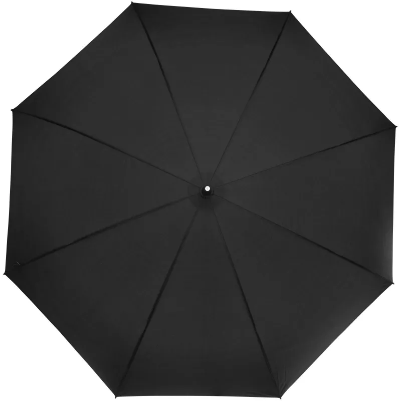 Wiatroodporny parasol golfowy Ø130 cm Romee  z PET z recyklingu - Czarny (10940990)