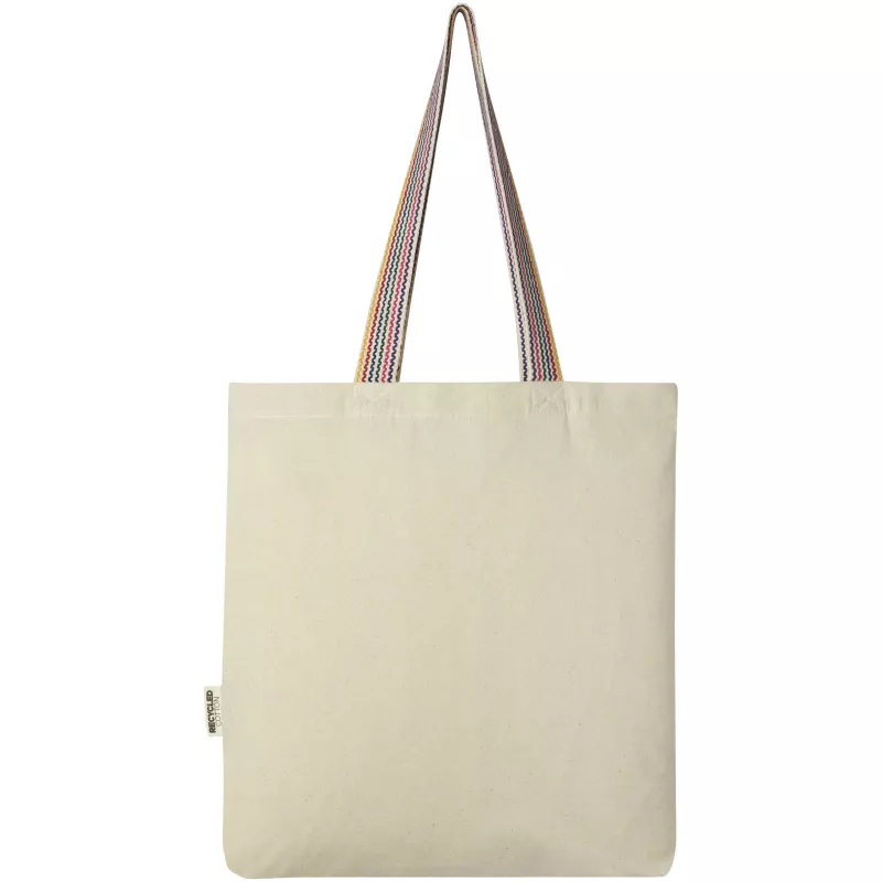 Rainbow torba na zakupy o pojemności 5 l z bawełny z recyklingu o gramaturze 180 g/m² - Piasek pustyni (12064206)