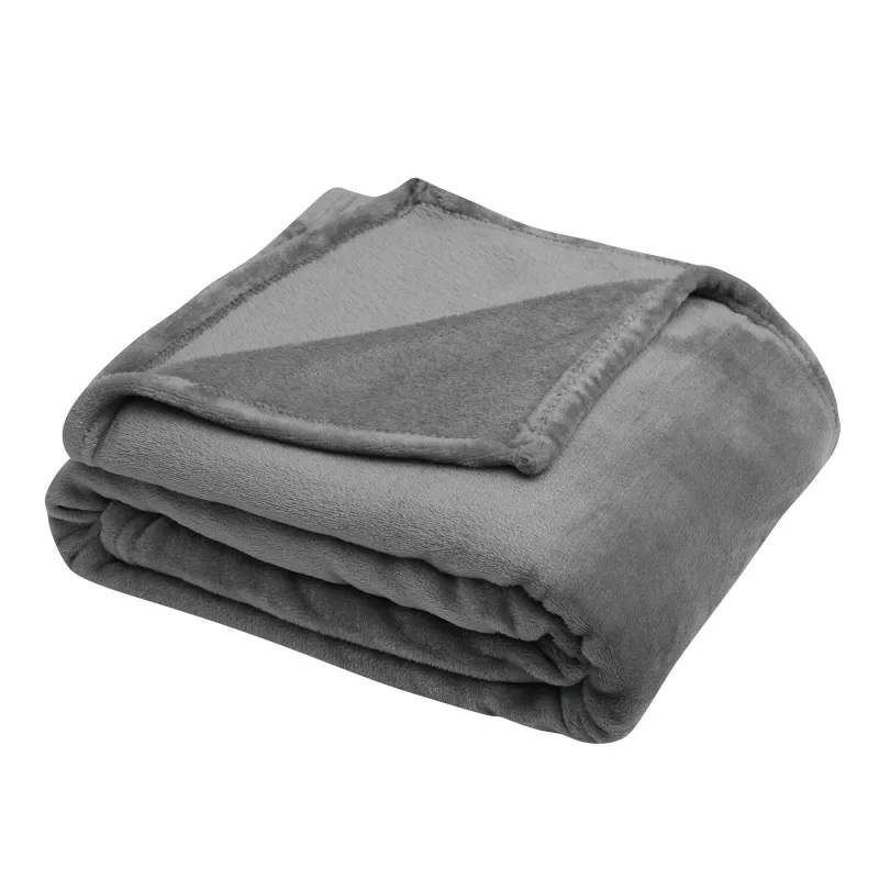 Przytulny koc - szary (56-0604122)