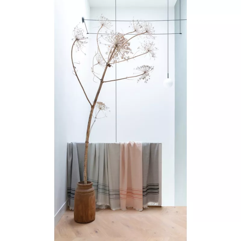 Ręcznik 100 x 180 cm Hammam Ukiyo Yumiko AWARE™ - szary (P453.792)