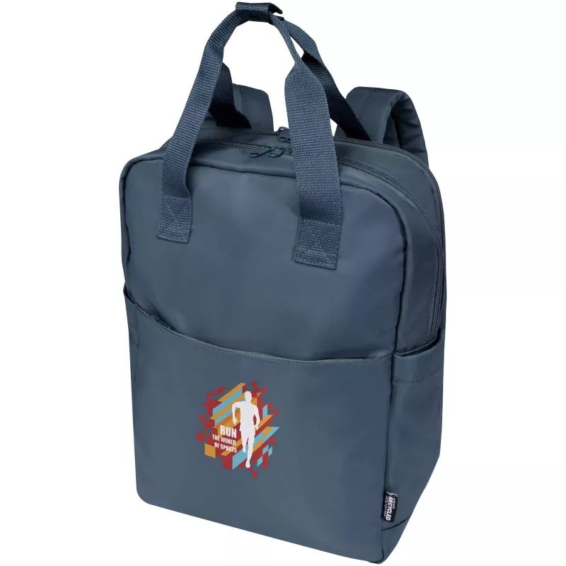 Trip Aware™, plecak na laptopa 14 cali wykonany z materiałów z recyklingu, 9 l - Hale Blue (12076255)