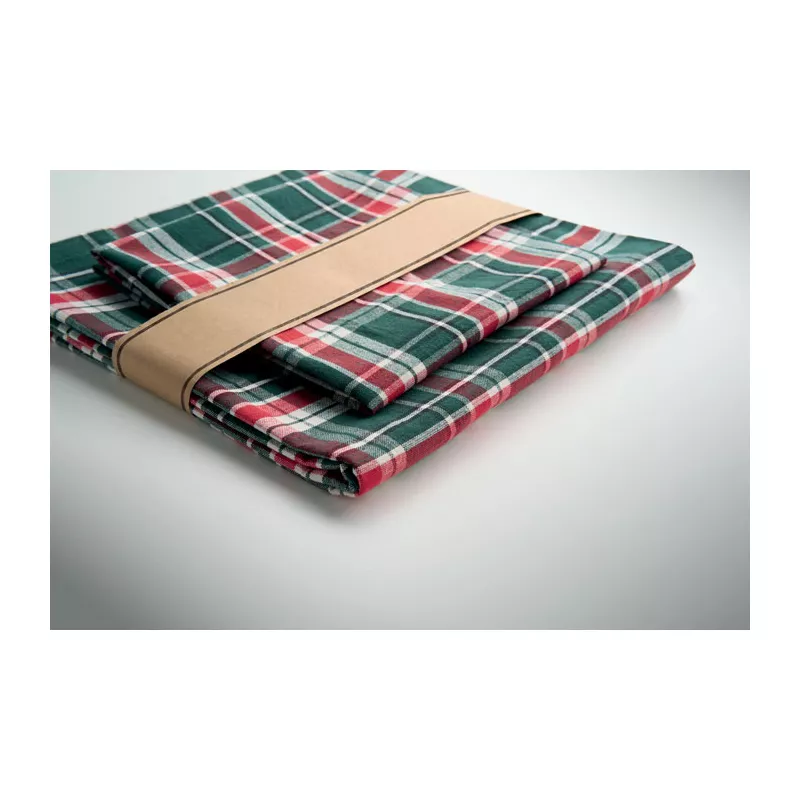 Obrus 140x180 cm z 4 serwetkami 200 g/m² SANTABLE - Wielokolorowy (CX1599-99)