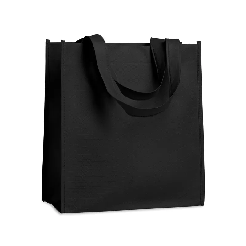 Torba zgrzewana z włókniny 27x15x30 cm 80 g/m² APO BAG - Czarny (MO8959-03)