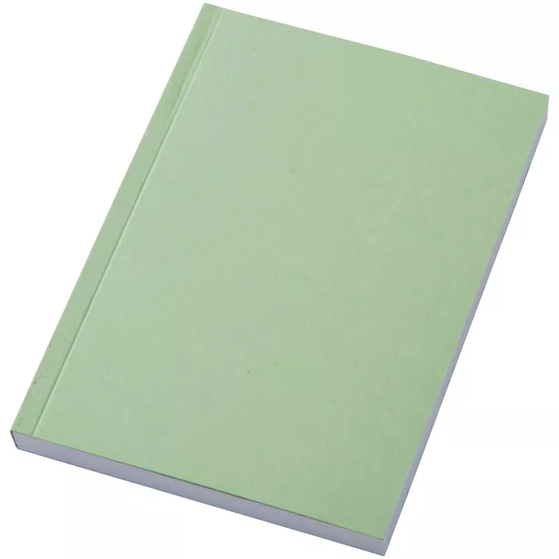 Notatnik A6 Novella Austen z miękkiej okładki z materiału z recyklingu, 100 kartek - Zielony (21026261)
