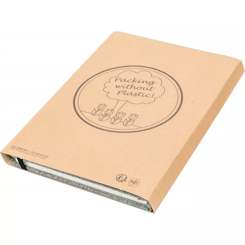 Notes A5 w linie BREMEN - szary (082907)