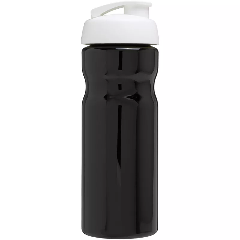 Bidon H2O Base® o pojemności 650 ml z wieczkiem zaciskowym - Biały-Czarny (21004512)